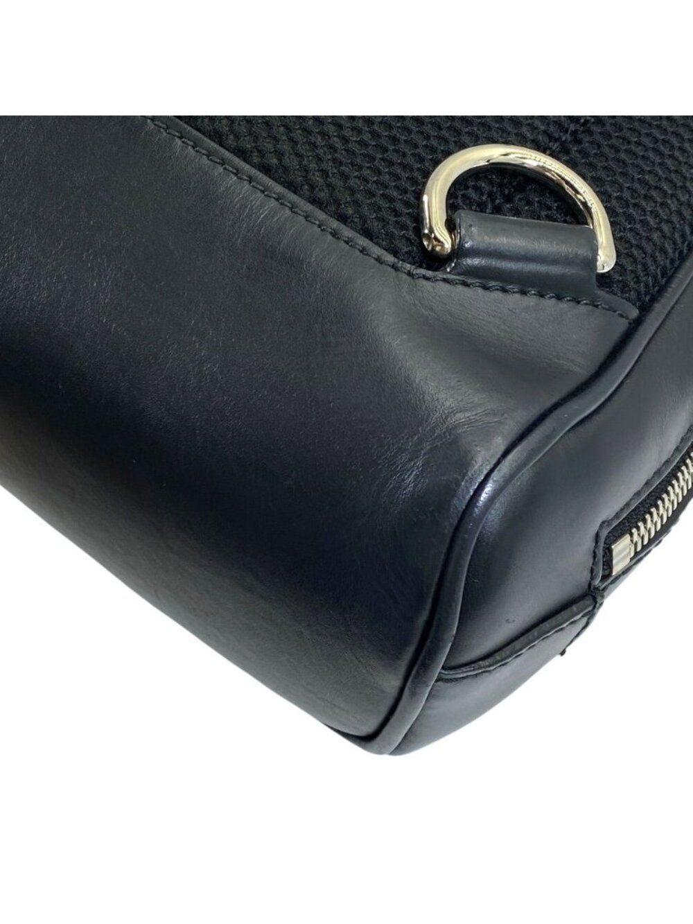 Gucci Guccissima Cross Belt Bag GG Logo Leather Black Mode Practical - Picture 4 of 10